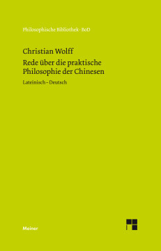 Rede über die praktische Philosophie der Chinesen Rede über die praktische Philosophie der Chinesen