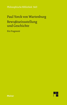 Bewußtseinsstellung und Geschichte Bewußtseinsstellung und Geschichte