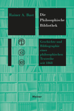 Die »Philosophische Bibliothek« Die »Philosophische Bibliothek«