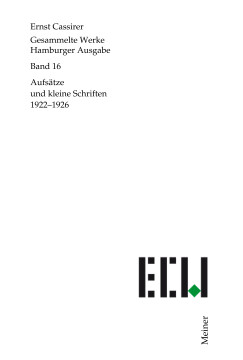Aufsätze und kleine Schriften 1922–1926