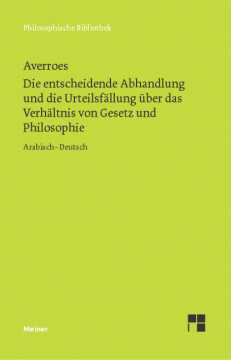 Die entscheidende Abhandlung und die Urteilsfällung über das Verhältnis von Gesetz und Philosophie Die entscheidende Abhandlung und die Urteilsfällung über das Verhältnis von Gesetz und Philosophie