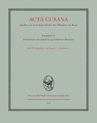 Acta cusana Band III, Lieferung 3