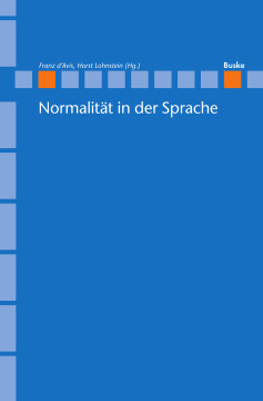 Normalität in der Sprache Normalität in der Sprache