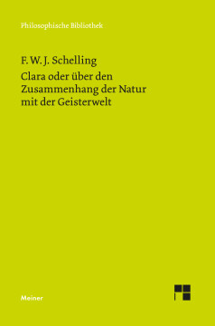 Clara oder über den Zusammenhang der Natur mit der Geisterwelt Clara oder über den Zusammenhang der Natur mit der Geisterwelt