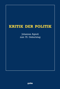 Kritik der Politik