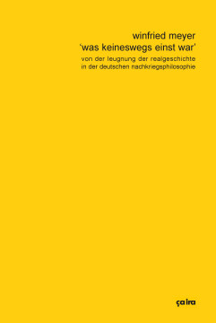 Was keineswegs einst war Was keineswegs einst war