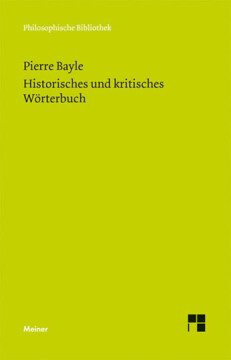 Historisches und kritisches Wörterbuch Historisches und kritisches Wörterbuch
