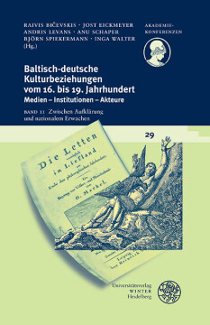 Zwischen Aufklärung und nationalem Erwachen Zwischen Aufklärung und nationalem Erwachen