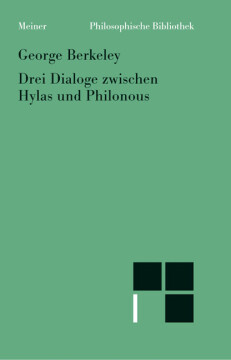 Drei Dialoge zwischen Hylas und Philonous