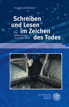 Schreiben und Lesen im Zeichen des Todes Schreiben und Lesen im Zeichen des Todes
