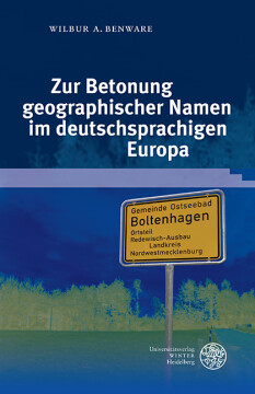 Zur Betonung geographischer Namen im deutschsprachigen Europa Zur Betonung geographischer Namen im deutschsprachigen Europa