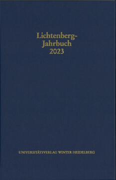 Lichtenberg-Jahrbuch 2023 Lichtenberg-Jahrbuch 2023