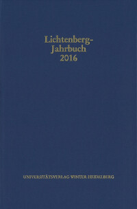 Lichtenberg-Jahrbuch 2016