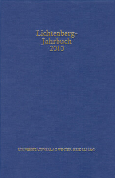 Lichtenberg-Jahrbuch 2010 Lichtenberg-Jahrbuch 2010