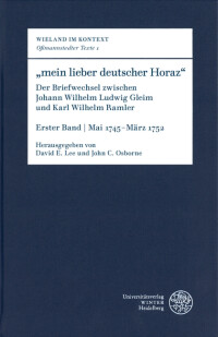 „mein lieber deutscher Horaz“