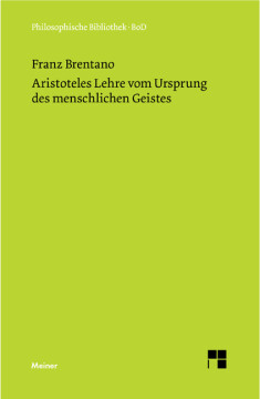 Aristoteles Lehre vom Ursprung des menschlichen Geistes Aristoteles Lehre vom Ursprung des menschlichen Geistes