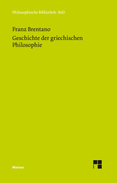 Geschichte der griechischen Philosophie Geschichte der griechischen Philosophie