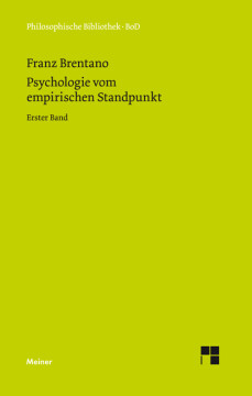Psychologie vom empirischen Standpunkt. Erster Band