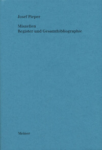 Miszellen. Register und Gesamtbibliographie
