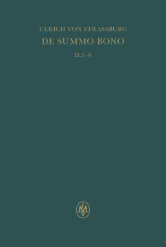 De summo bono. Liber II, Tractatus 5–6 De summo bono. Liber II, Tractatus 5–6