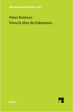 Versuch über die Erkenntnis Versuch über die Erkenntnis