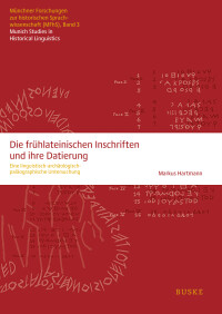 Die frühlateinischen Inschriften und ihre Datierung