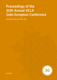 Proceedings of the 30th Annual UCLA Indo-European Conference