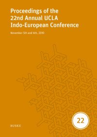 Proceedings of the 22nd Annual UCLA Indo-European Conference