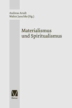 Materialismus und Spiritualismus Materialismus und Spiritualismus