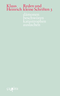dämonen beschwören – katastrophen auslachen