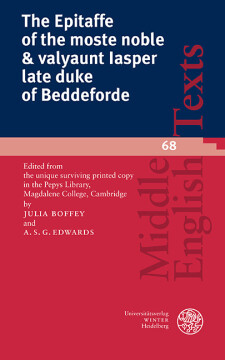 The Epitaffe of the moste noble & valyaunt Iasper late duke of Beddeforde The Epitaffe of the moste noble & valyaunt Iasper late duke of Beddeforde