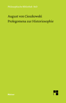 Prolegomena zur Historiosophie Prolegomena zur Historiosophie