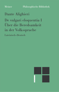 Über die Beredsamkeit in der Volkssprache