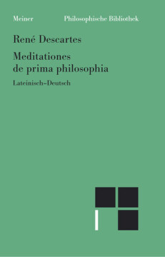 Meditationes de prima philosophia Meditationes de prima philosophia