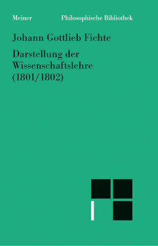 Darstellung der Wissenschaftslehre (1801/1802)