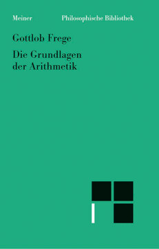 Die Grundlagen der Arithmetik Die Grundlagen der Arithmetik