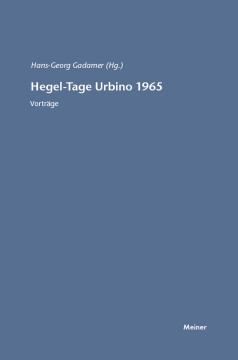 Hegel-Tage Urbino 1965 Hegel-Tage Urbino 1965