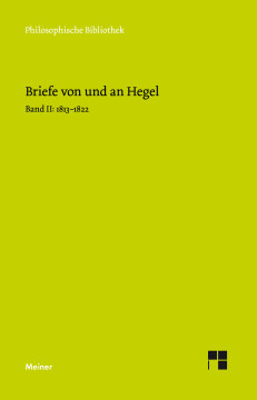 Briefe von und an Hegel. Band 2 Briefe von und an Hegel. Band 2