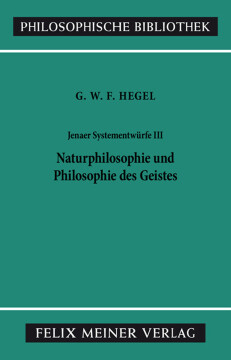 Jenaer Systementwürfe III Jenaer Systementwürfe III