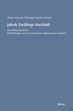 Jakob Zwillings Nachlass Jakob Zwillings Nachlass
