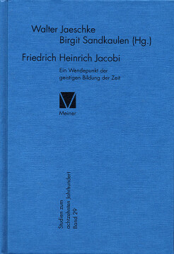 Friedrich Heinrich Jacobi Friedrich Heinrich Jacobi