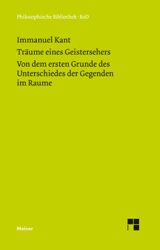 Träume eines Geistersehers. Der Unterschied der Gegenden im Raume Träume eines Geistersehers. Der Unterschied der Gegenden im Raume