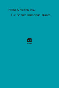 Die Schule Immanuel Kants