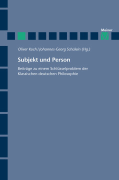 Subjekt und Person Subjekt und Person
