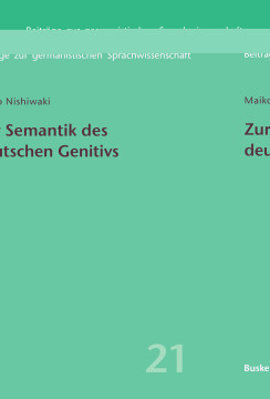 Zur Semantik des deutschen Genitivs Zur Semantik des deutschen Genitivs