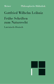 Frühe Schriften zum Naturrecht Frühe Schriften zum Naturrecht
