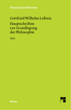 Hauptschriften zur Grundlegung der Philosophie Teil I Hauptschriften zur Grundlegung der Philosophie Teil I