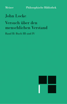 Versuch über den menschlichen Verstand. Band II Versuch über den menschlichen Verstand. Band II