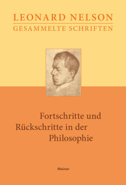 Fortschritte und Rückschritte in der Philosophie Fortschritte und Rückschritte in der Philosophie