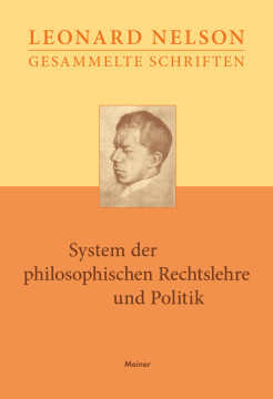 System der philosophischen Rechtslehre und Politik System der philosophischen Rechtslehre und Politik